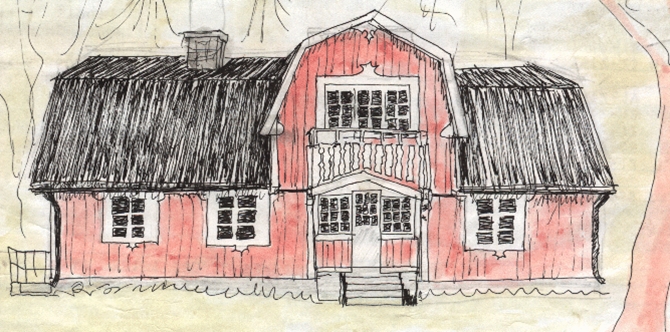 Akvarell Martin Lundström